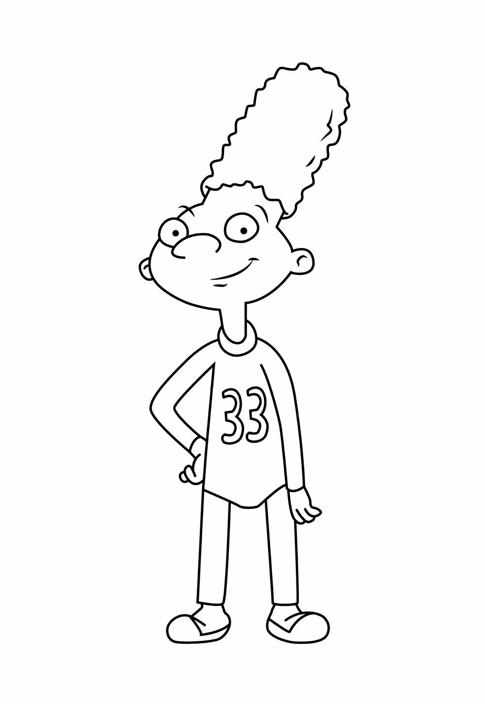 Desenho de Ei Arnold para pintar
