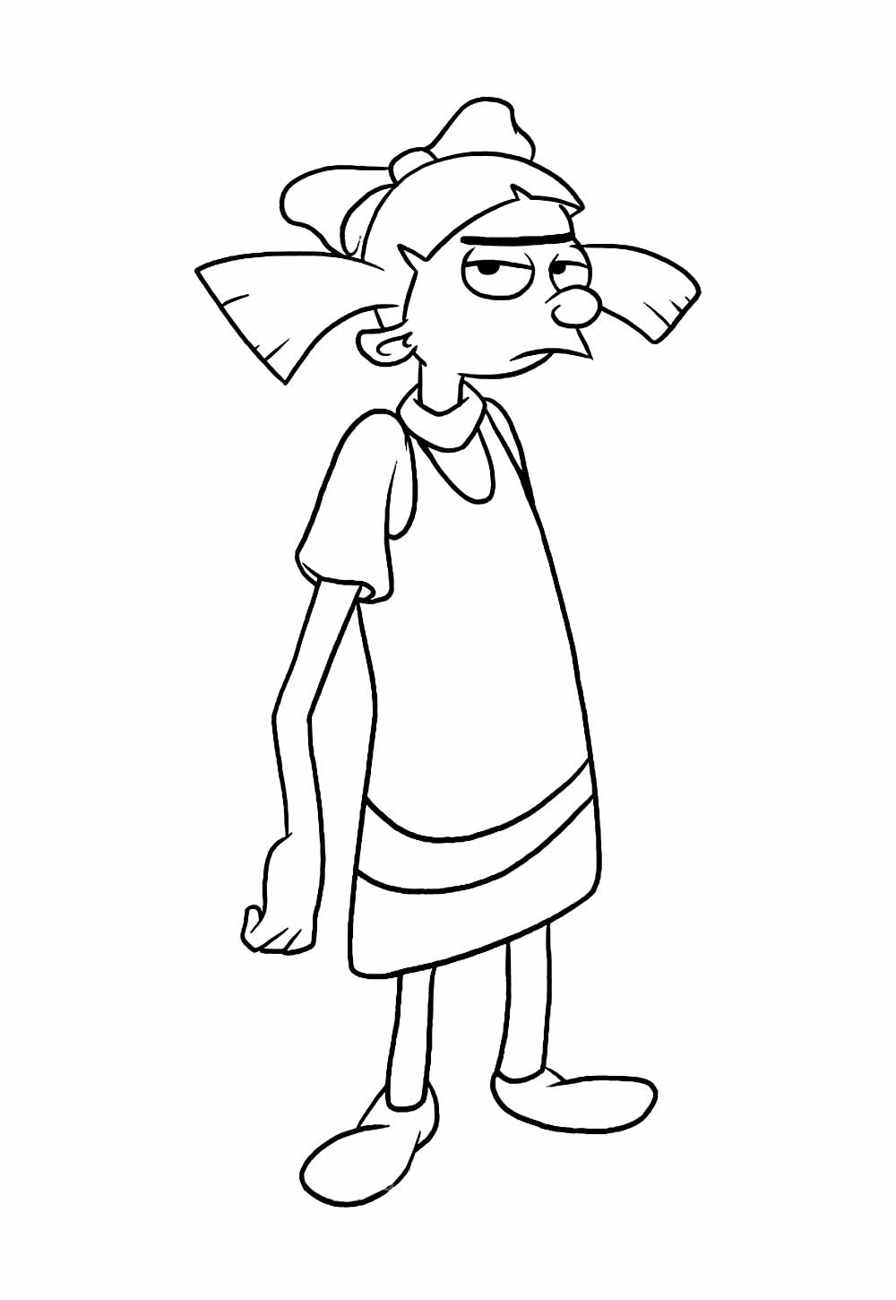 Ei Arnold para colorir