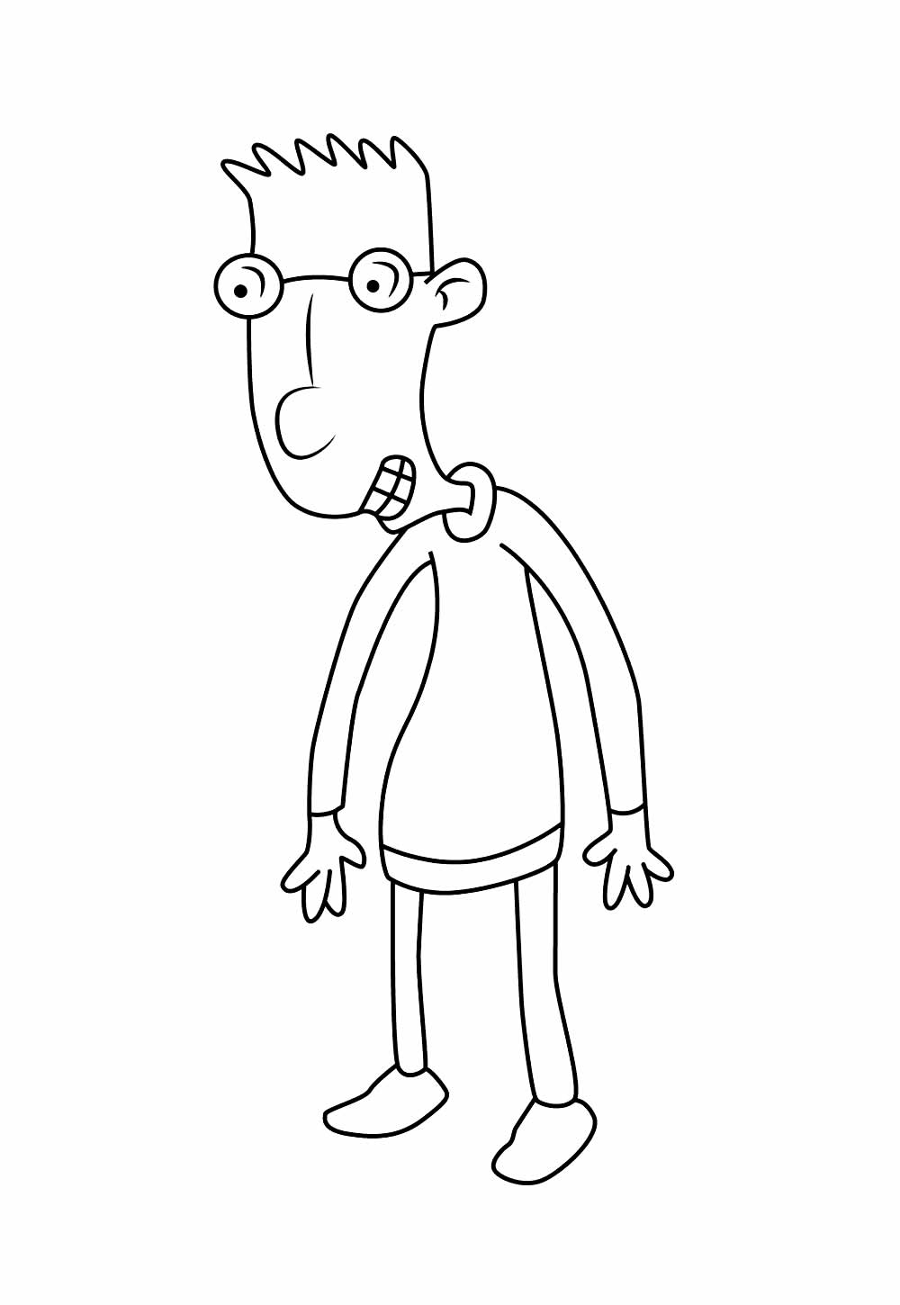 Desenho de Ei Arnold para colorir