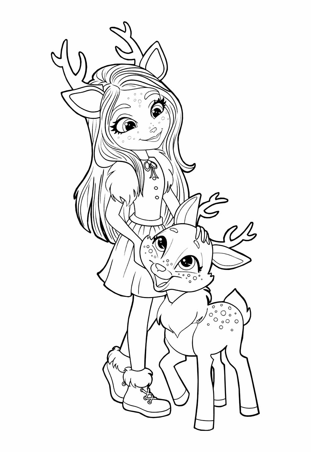 Desenho de Enchantimals para colorir