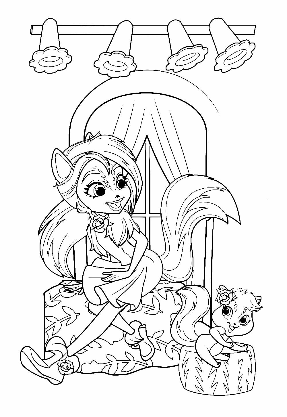 Desenho para imprimir e pintar de Enchantimals