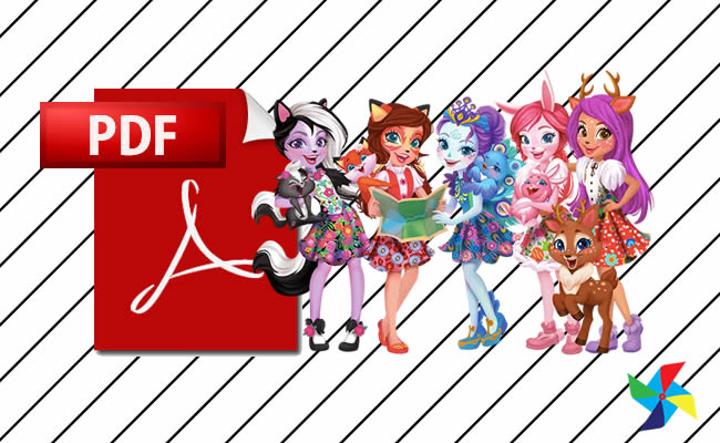 Desenhos de Enchantimals em PDF