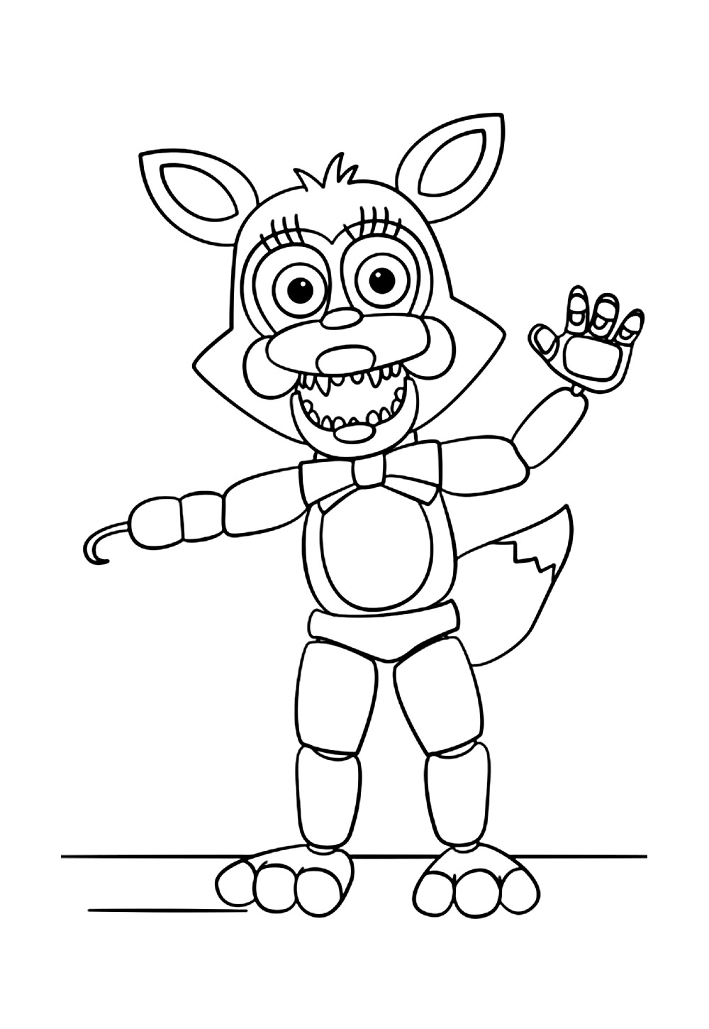 Five Nights at Freedys - Desenho para colorir