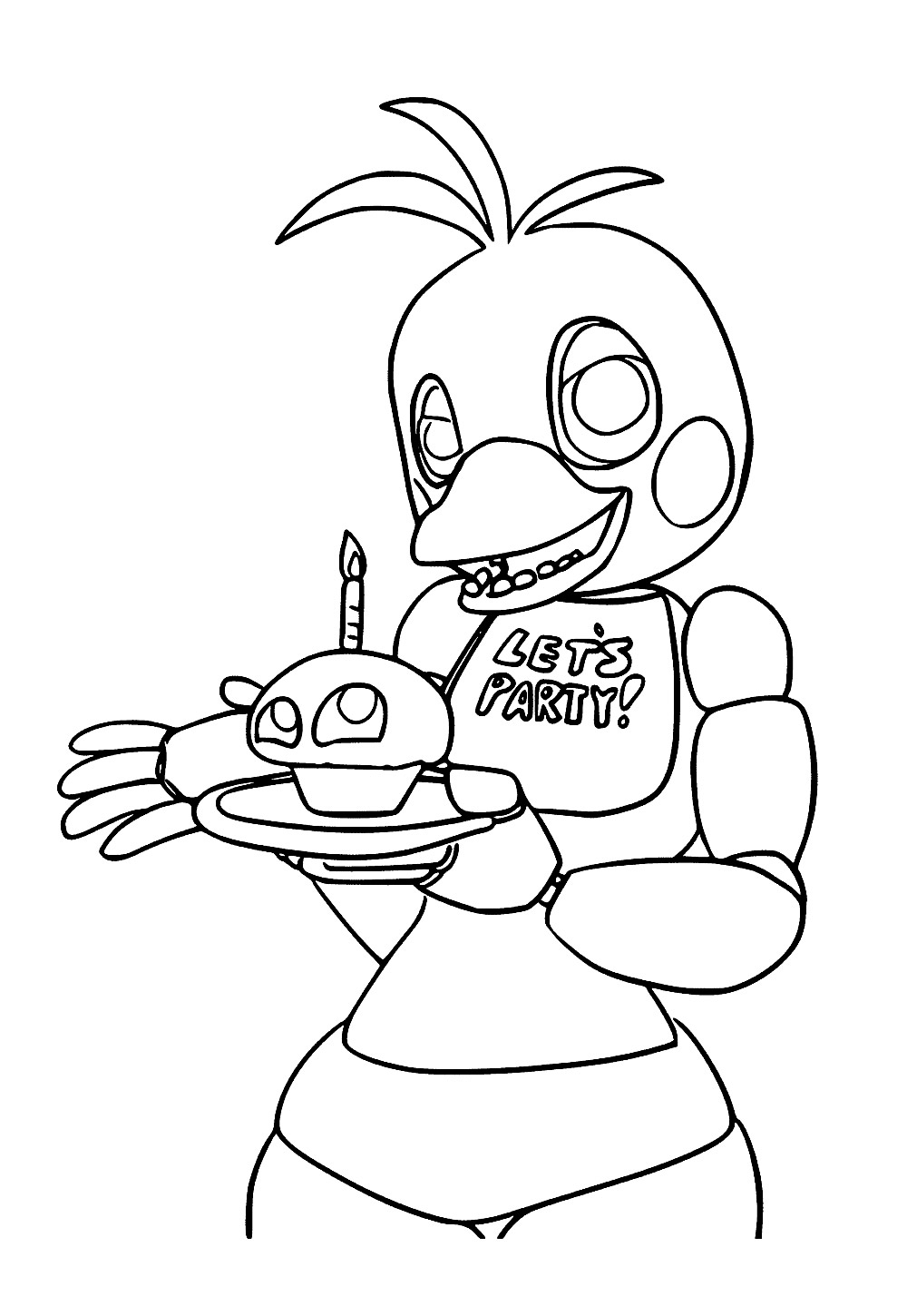 Five Night at Freedy para colorir