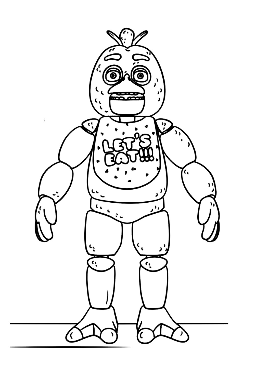 Five Nights at Freedys para colorir