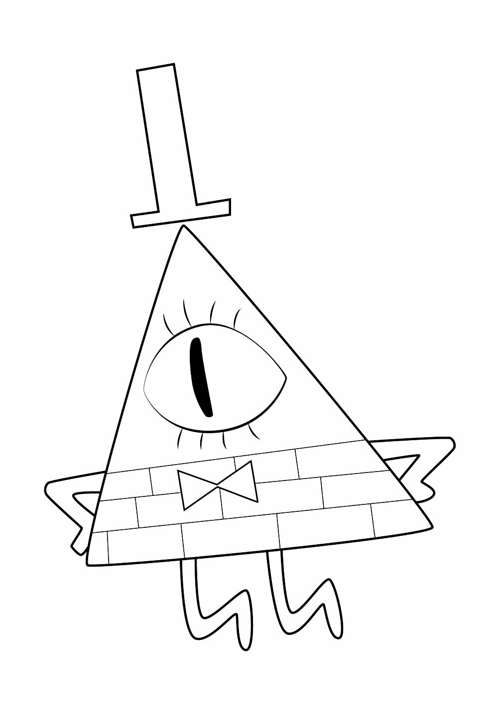 Desenho para colorir de Gravity Falls