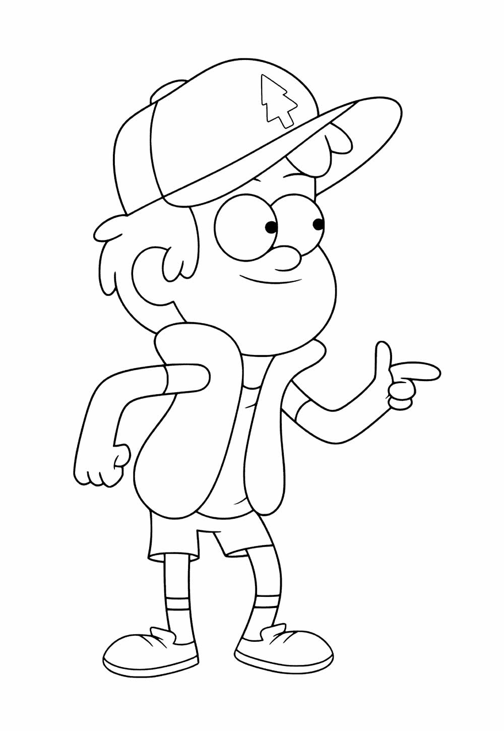 Desenhos de Gravity Falls para imprimir e pintar