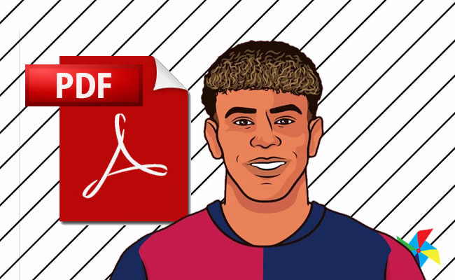 Desenhos de Lamine Yamal em PDF