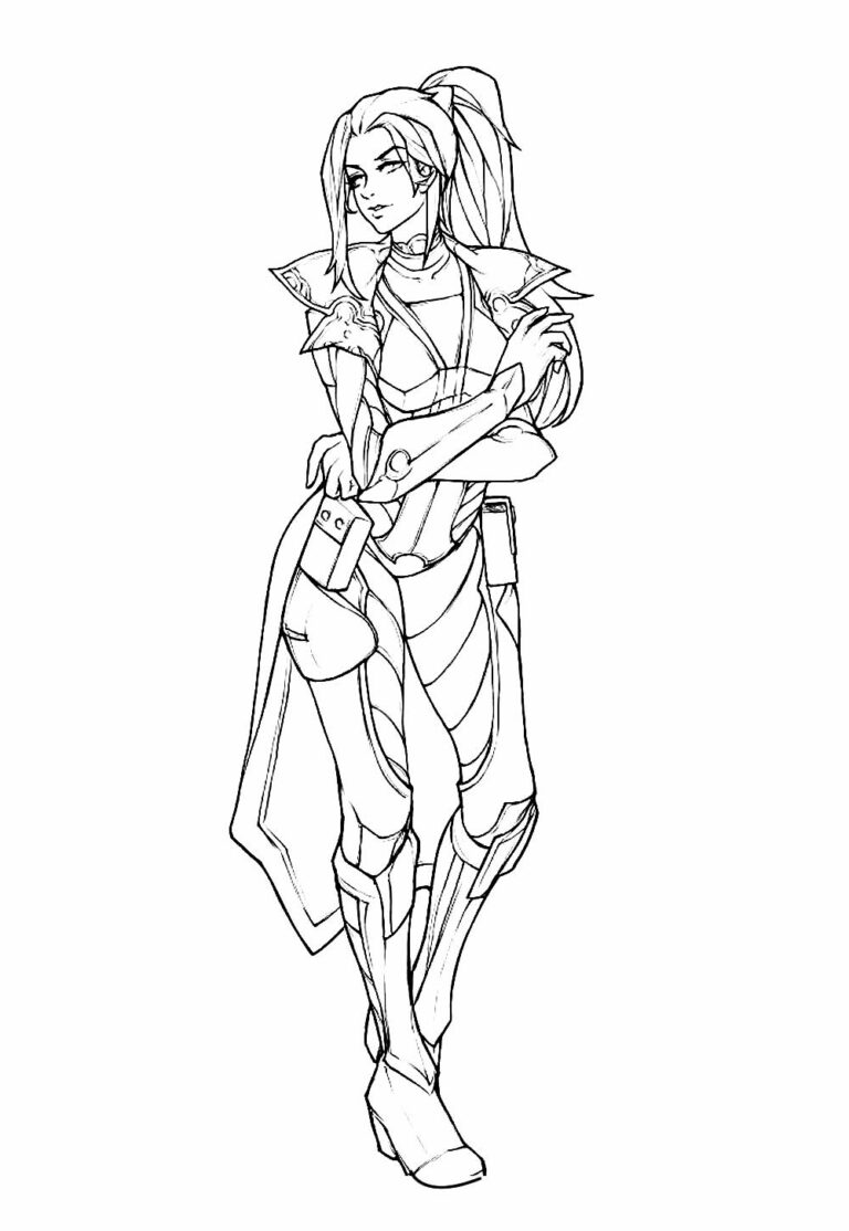 Desenhos de League of Legends para colorir - Bora Colorir