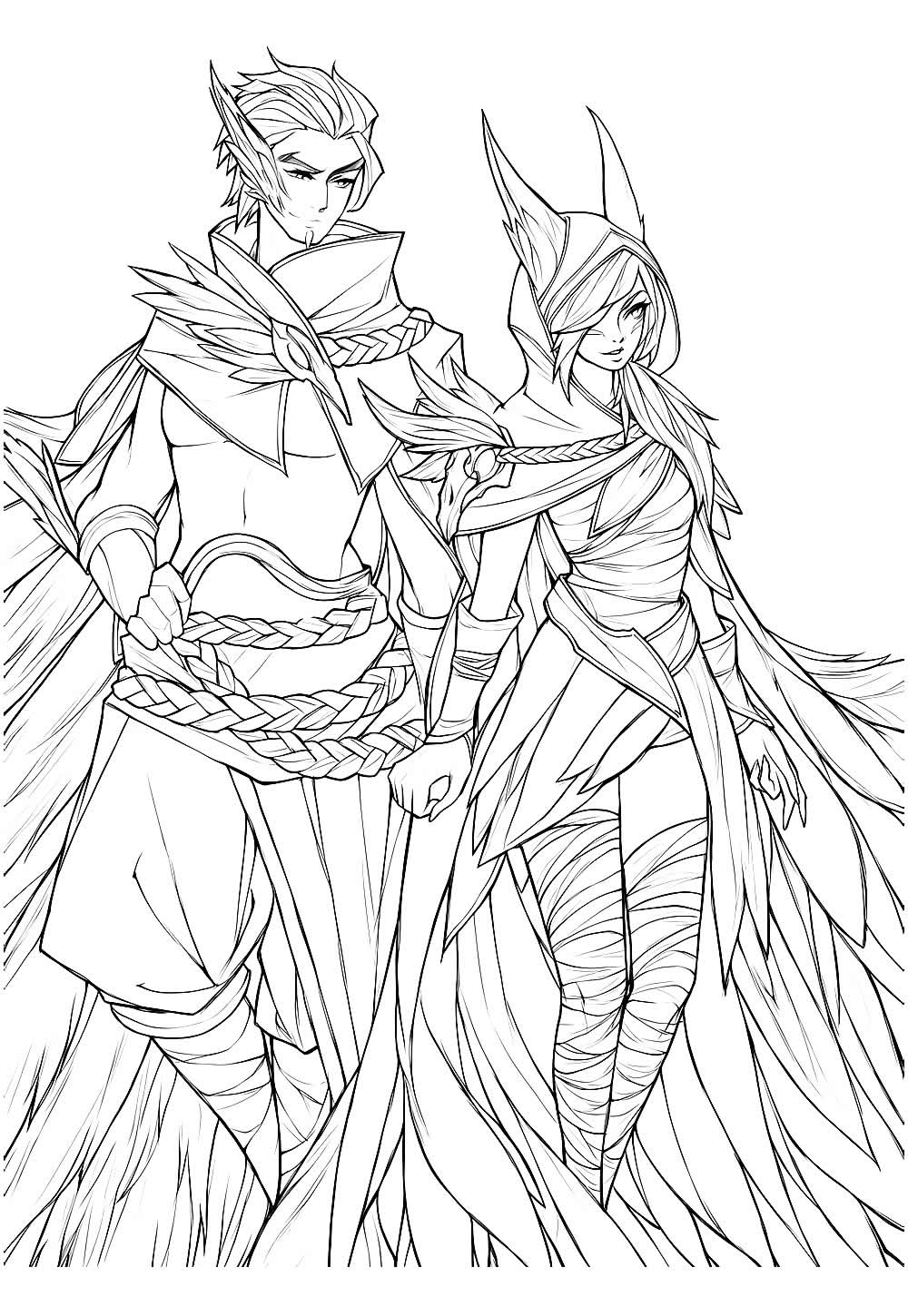 Desenho LOL Colorir