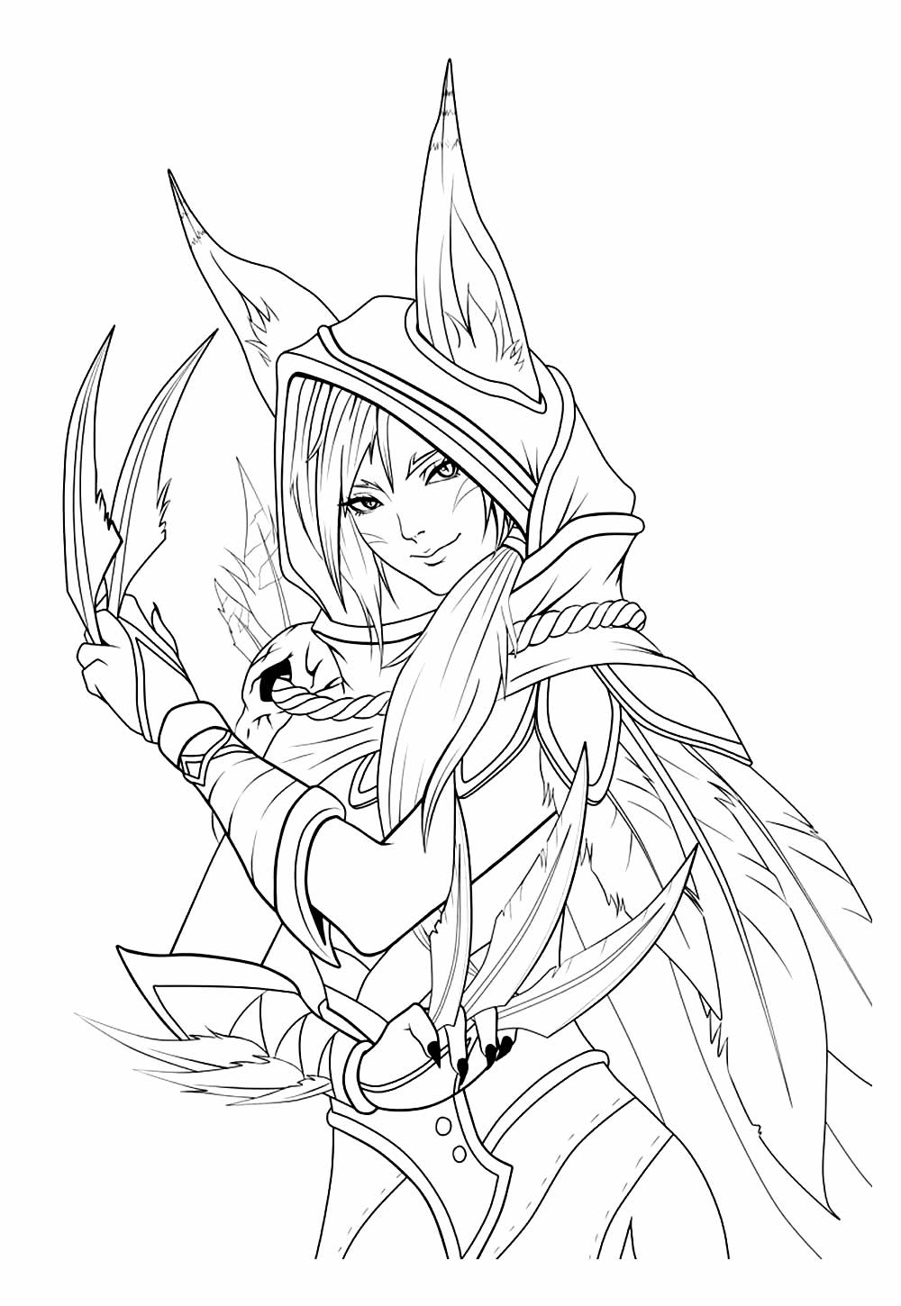 Desenho de League of Legends para pintar