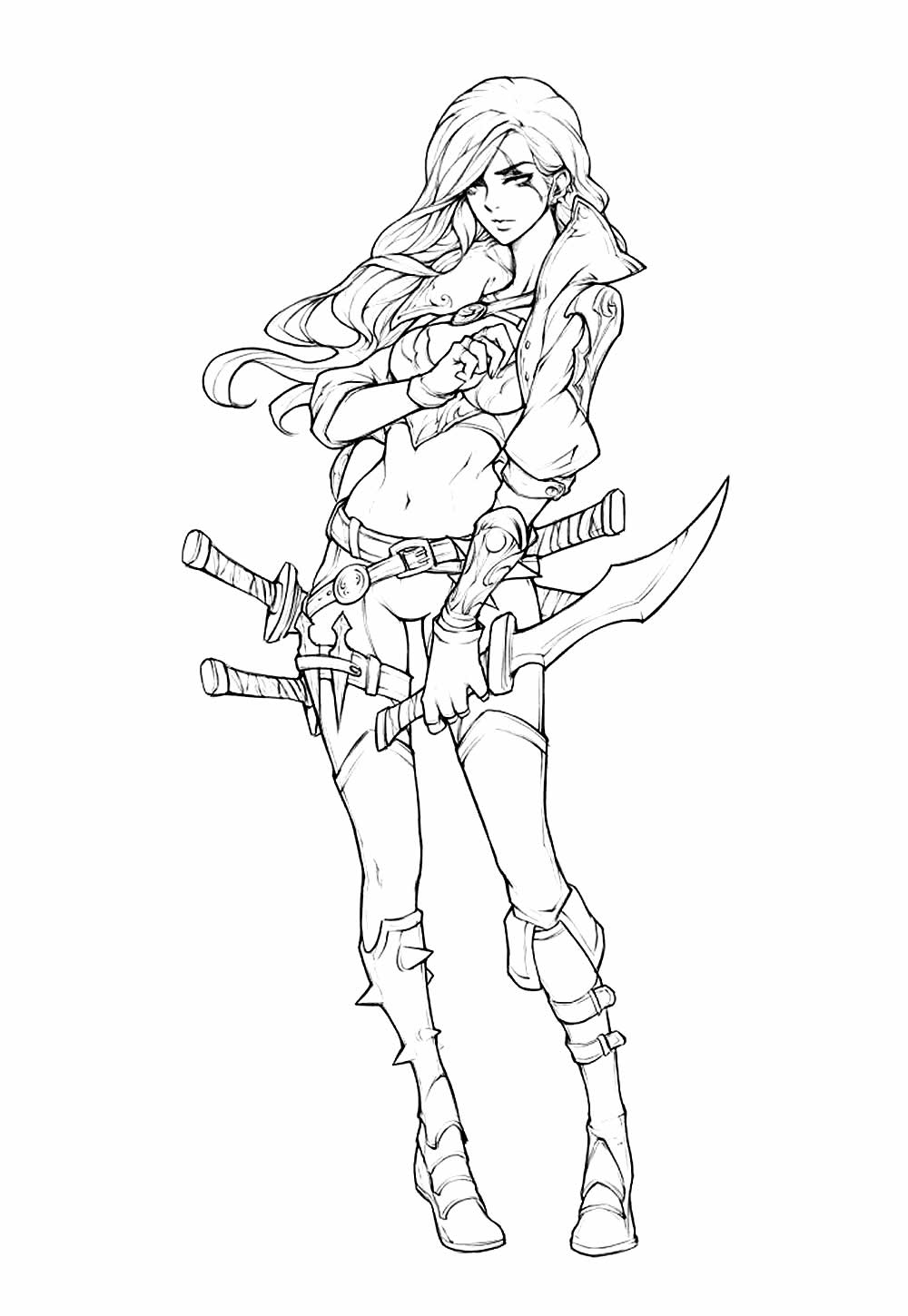 Desenho de League of Legends para pintar