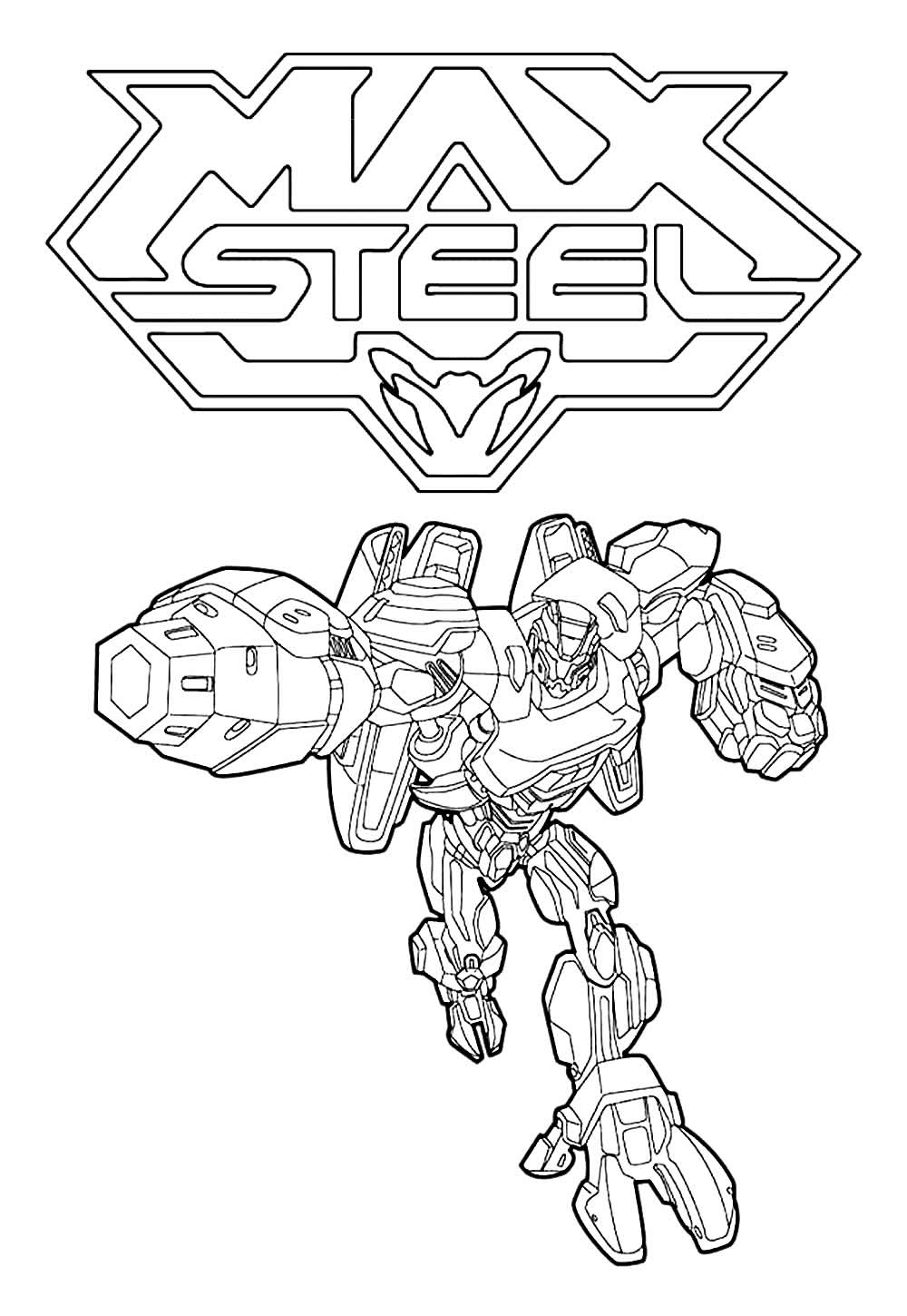 Desenho Max Steel Colorir