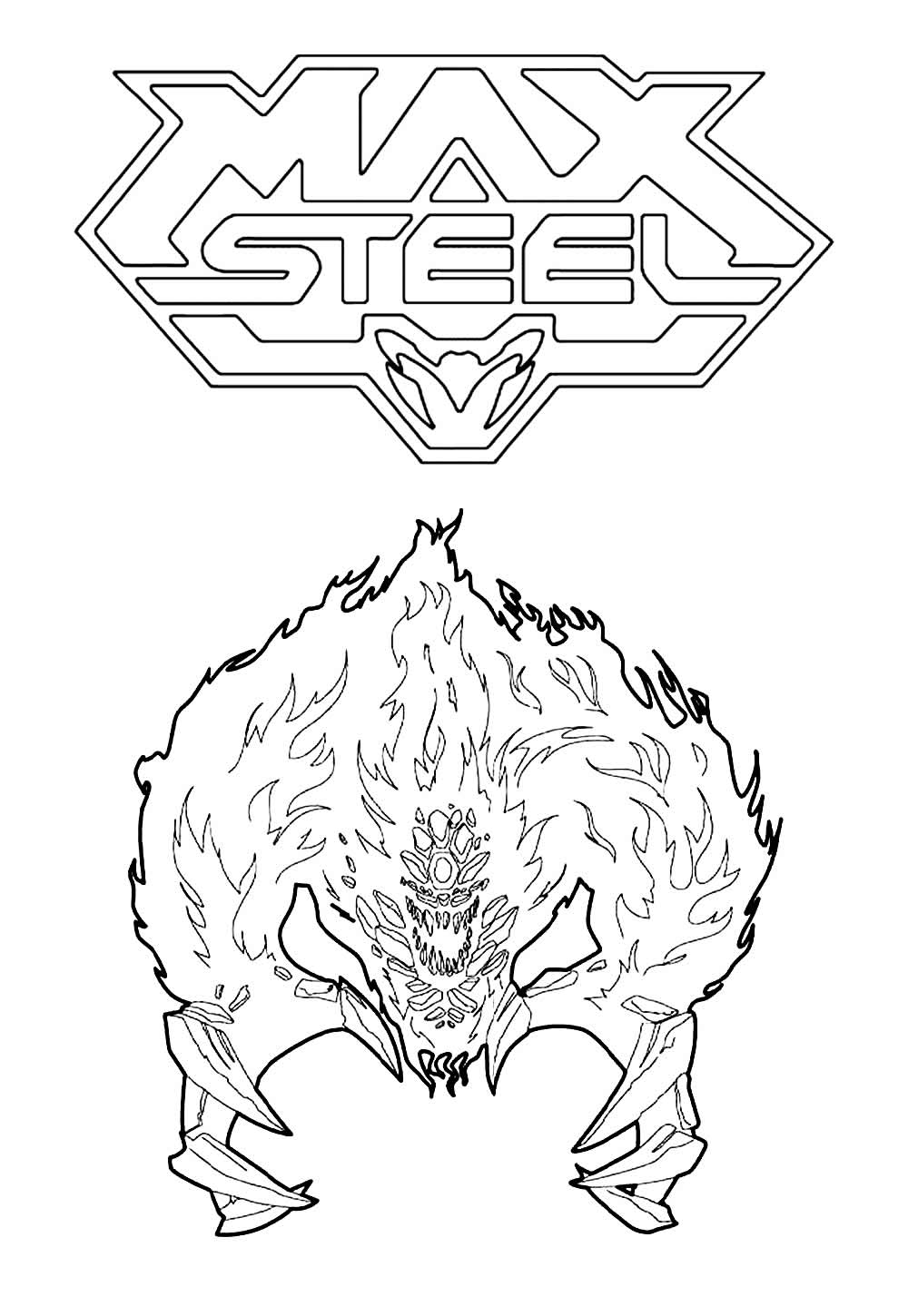 Desenho Max Steel