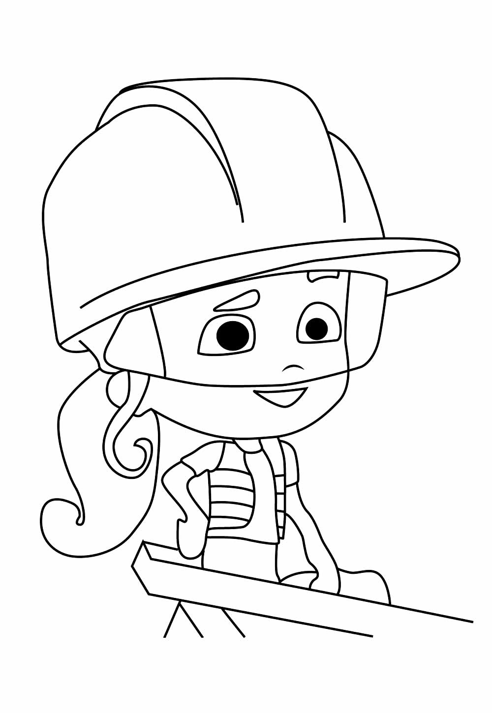 Desenho para pintar de Mighty Express