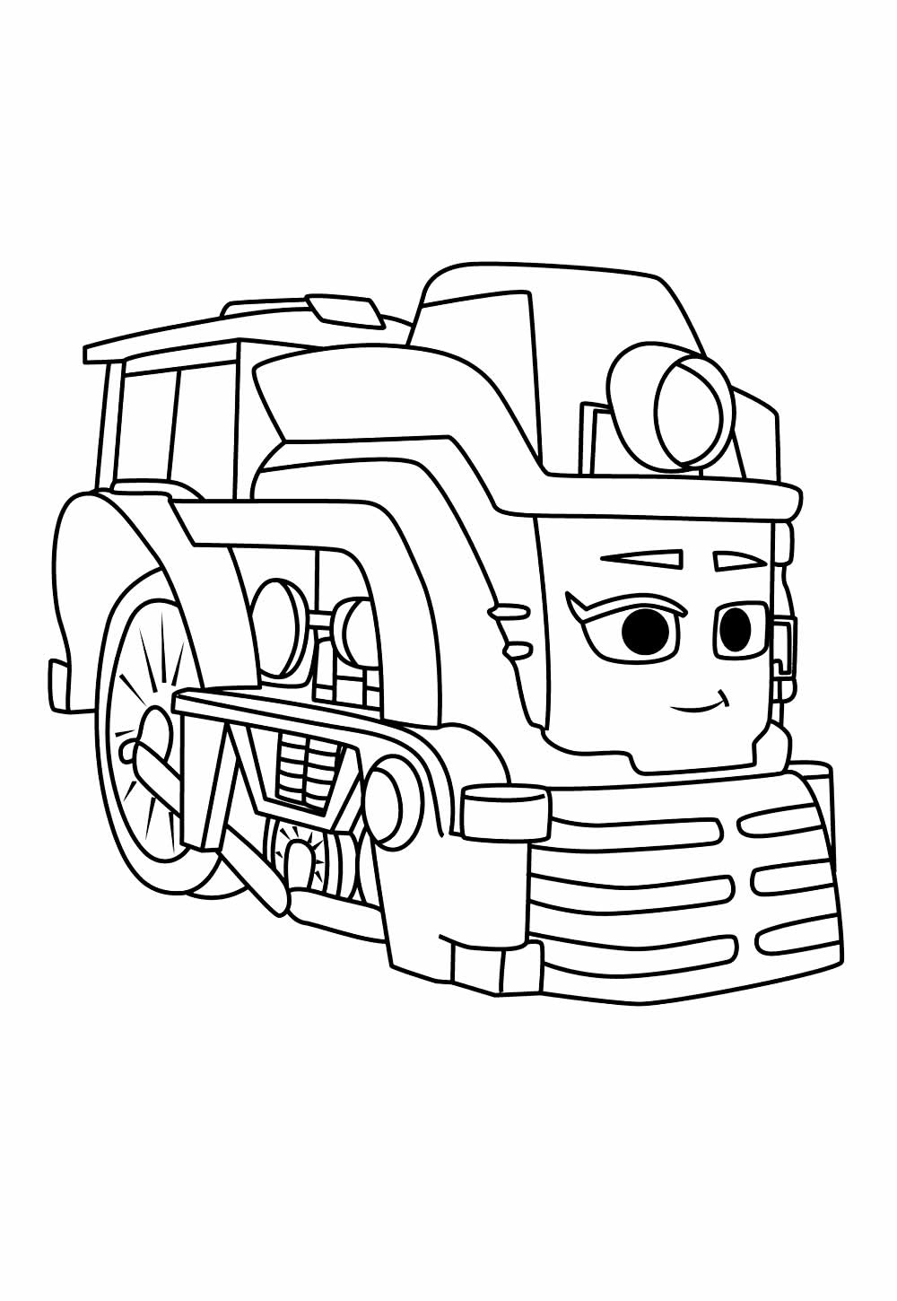 Desenho de Mighty Express