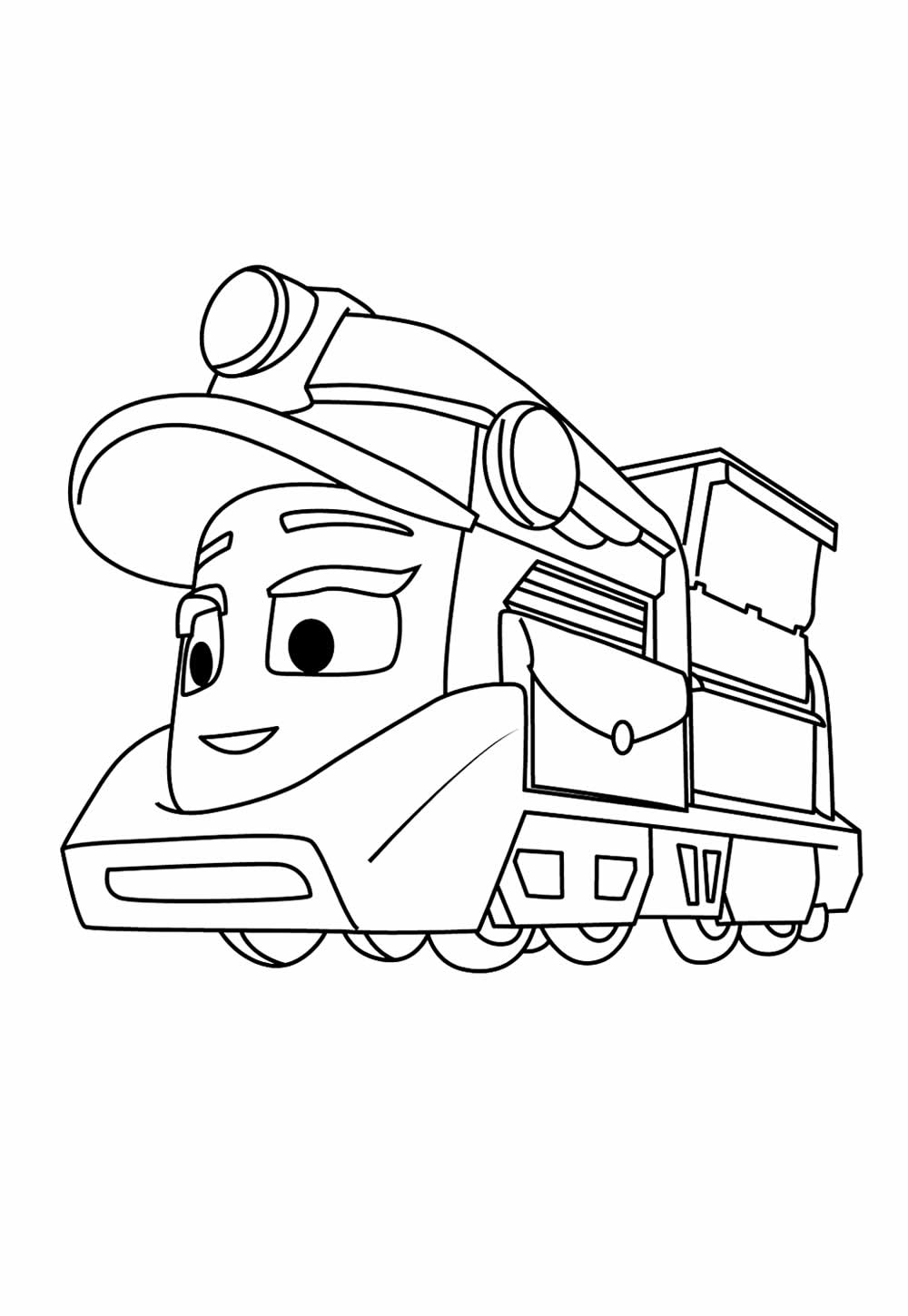 Desenho para colorir de Mighty Express