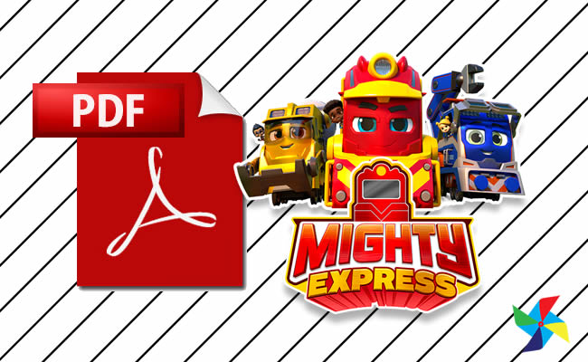 Desenhos de Mighty Express em PDF