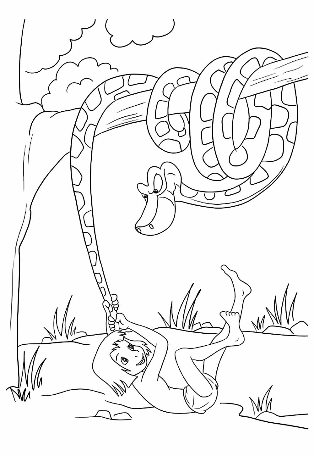 Desenho de Mogli
