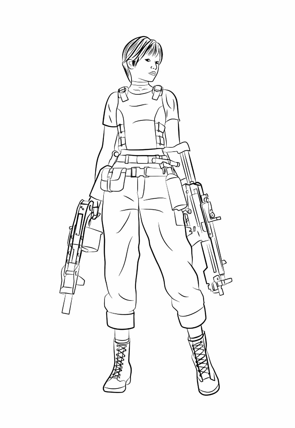 Desenho de Resident Evil para imprimir