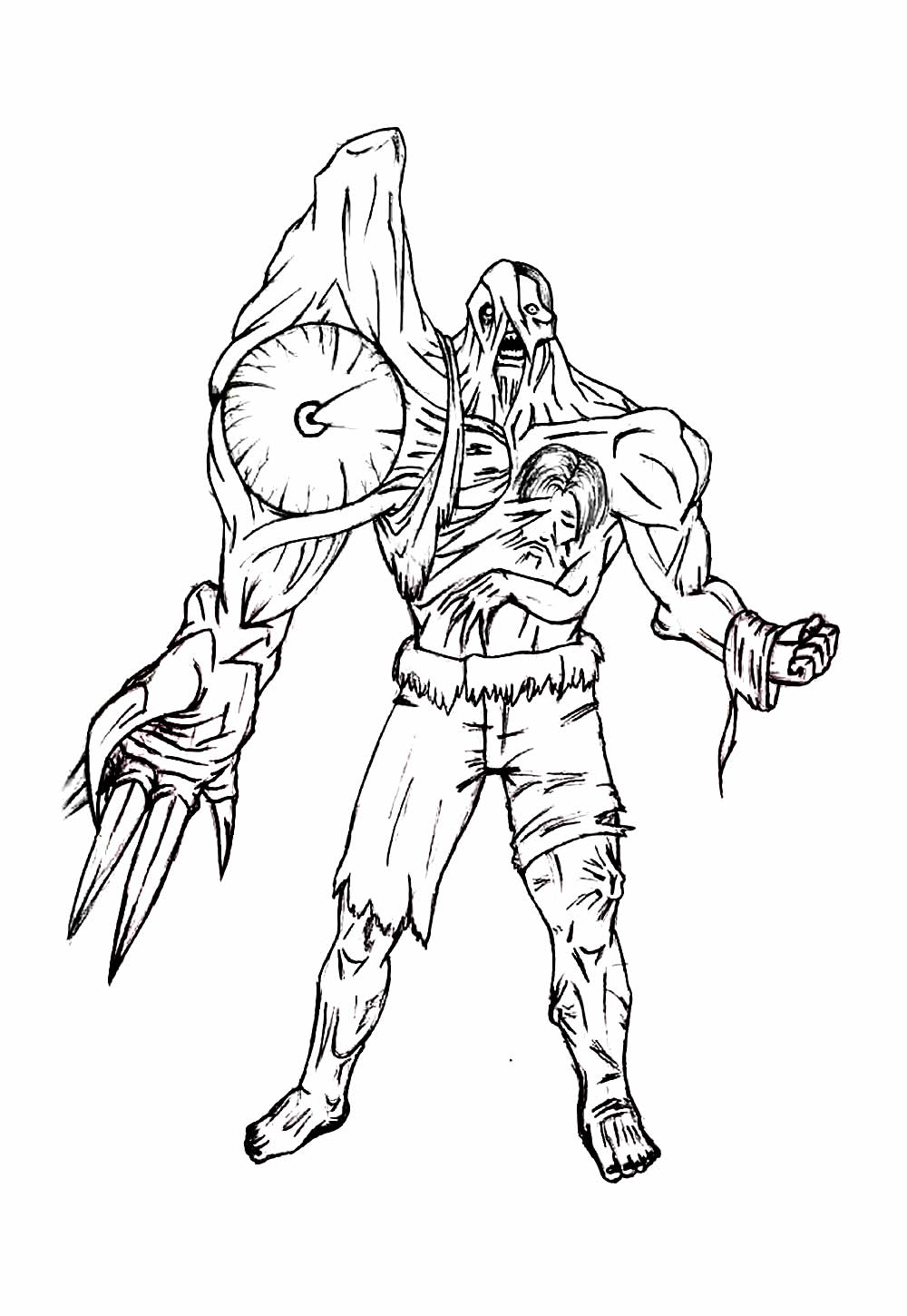 Resident Evil para colorir e pintar