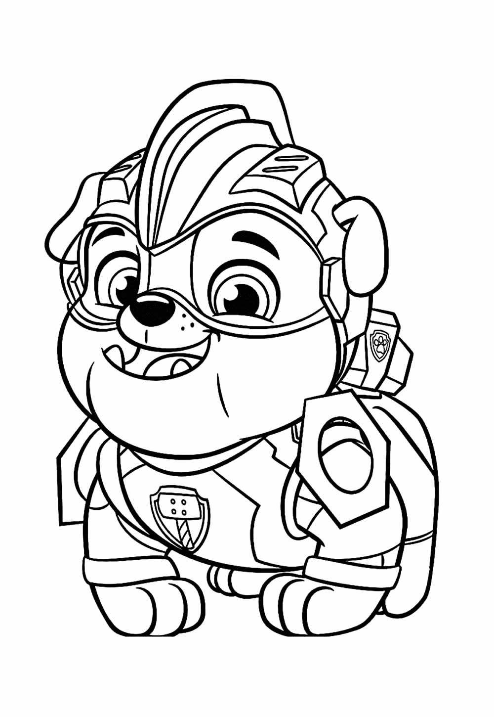 Rubble e Sua Turma para pintar