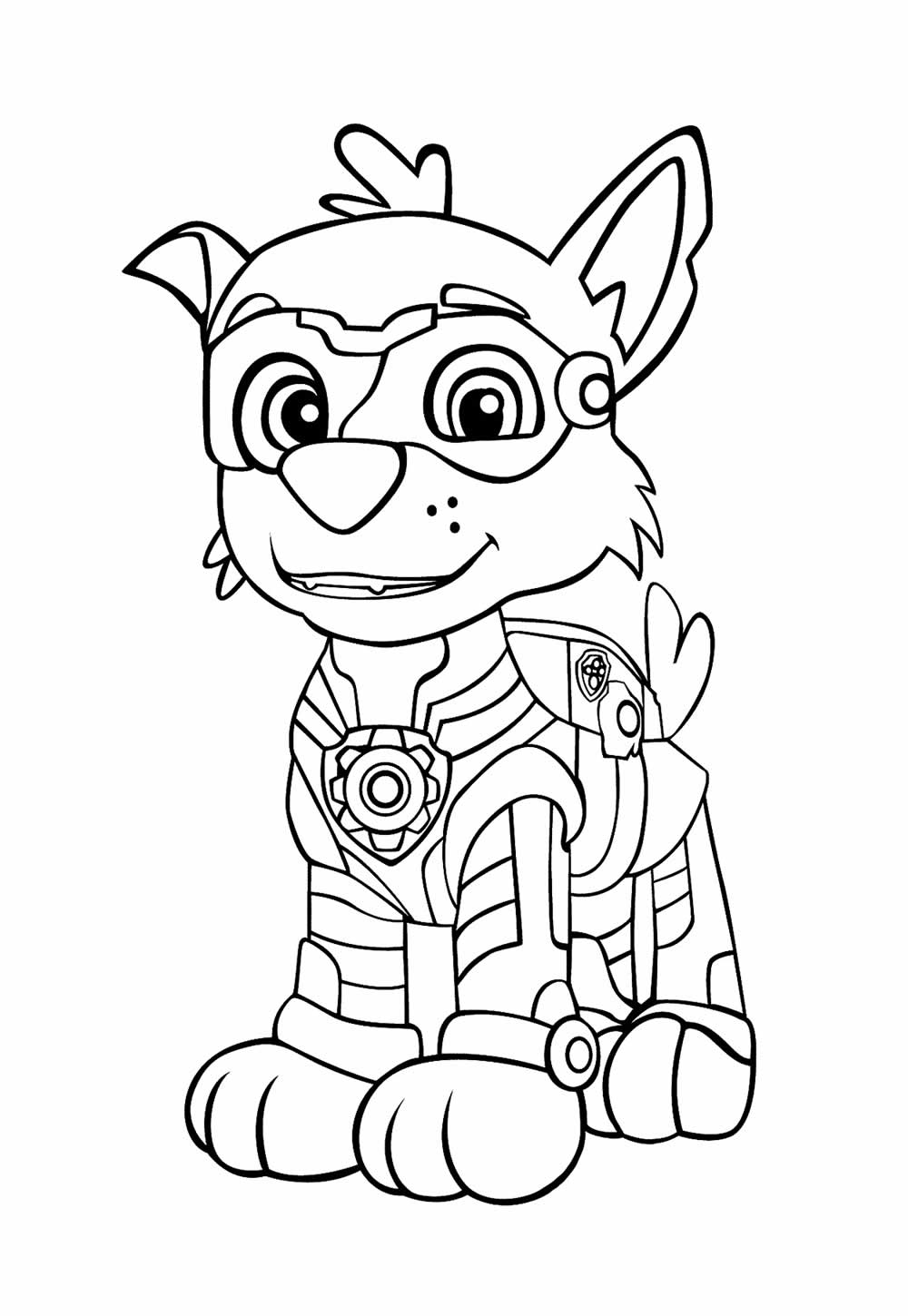 Desenho de Rubble e Sua Turma para imprimir