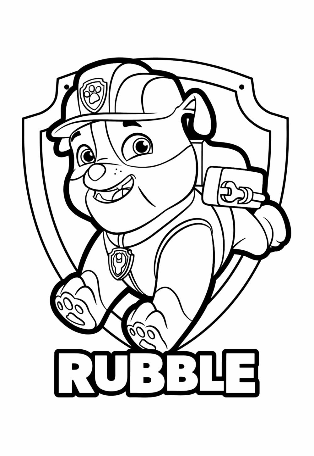 Rubble e Sua Turma para colorir