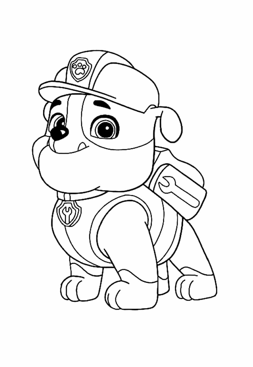 Desenho de Rubble para colorir
