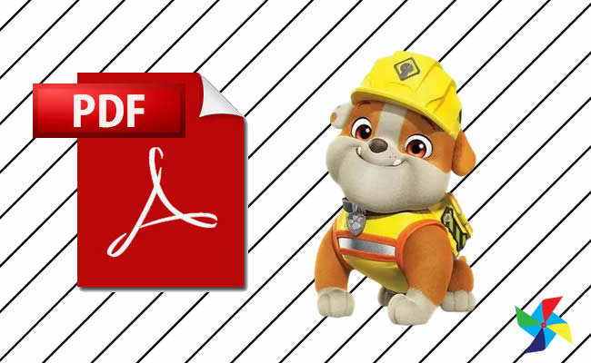 Desenhos de Rubble e Sua Turma em PDF