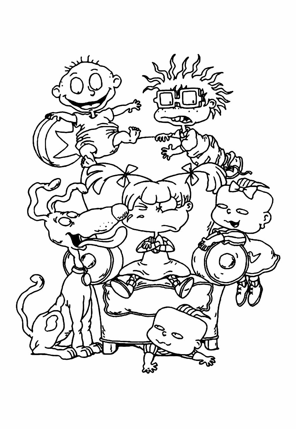 Desenho de Rugrats para colorir