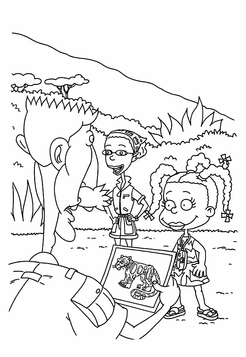 Rugrats: Os Anjinhos para pintar