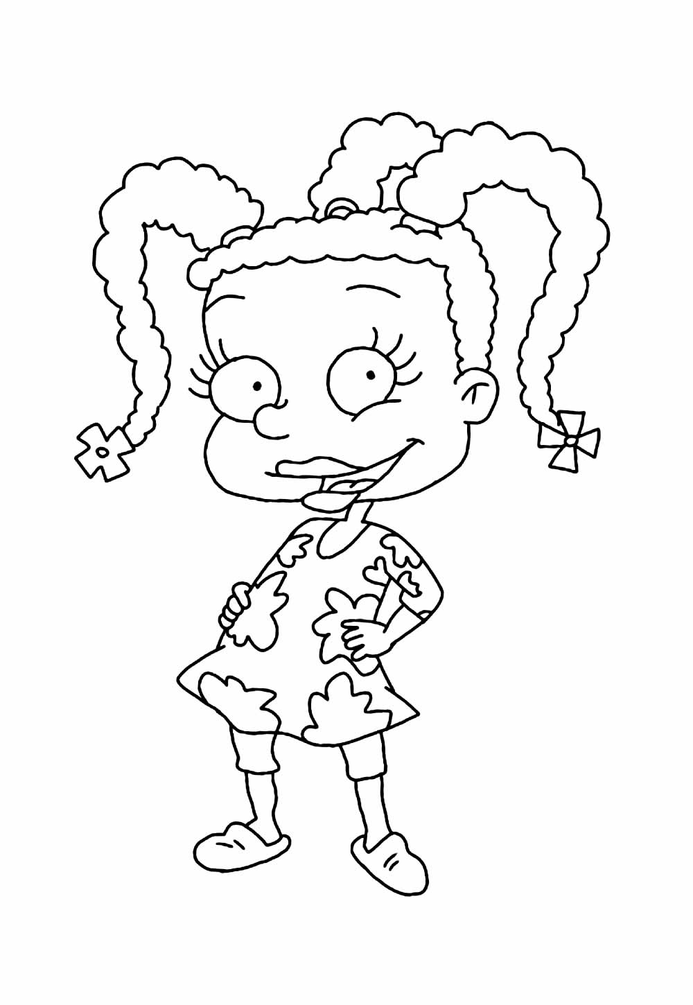 Desenho dos Anjinhos para colorir
