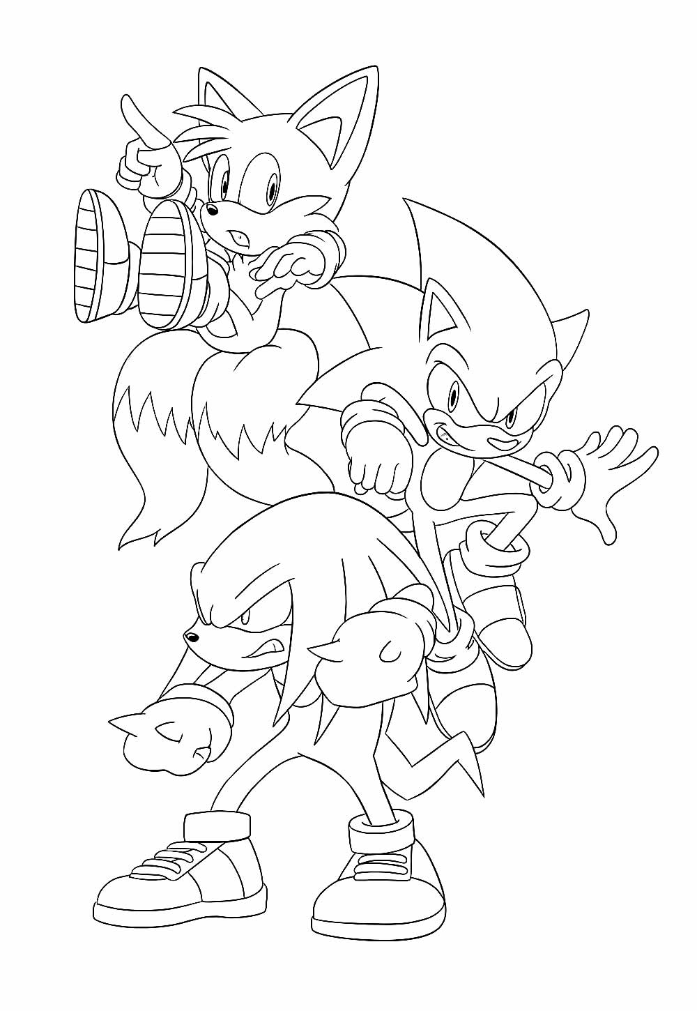 Desenho para colorir de Sonic