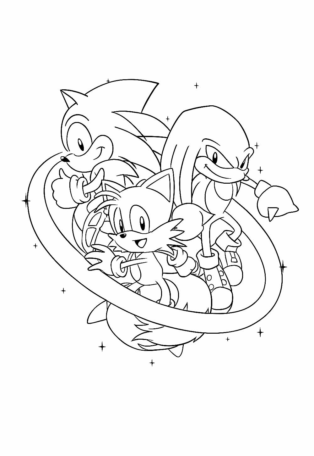 Desenhos Sonic Colorir