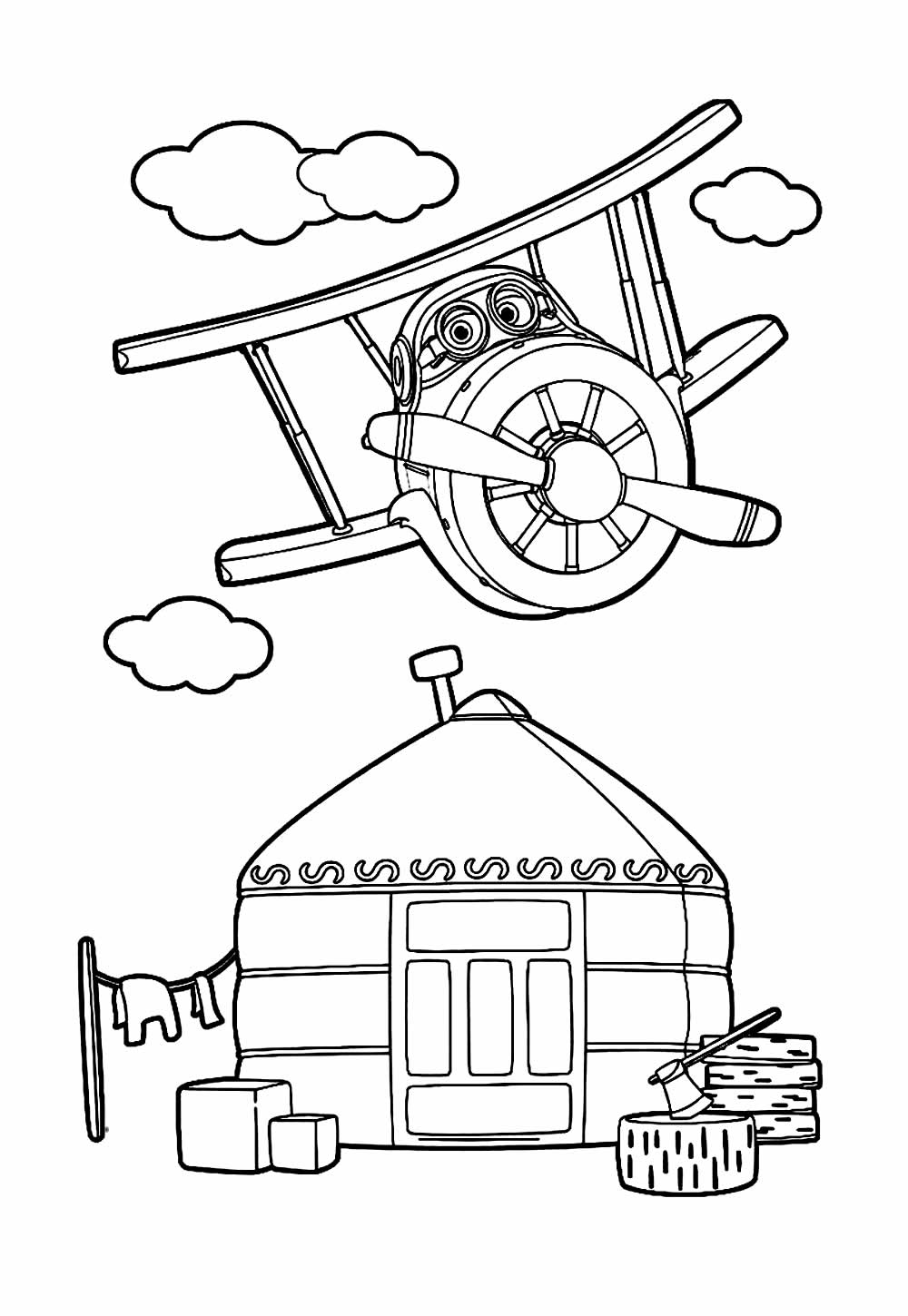 Desenhos de Super Wings para pintar