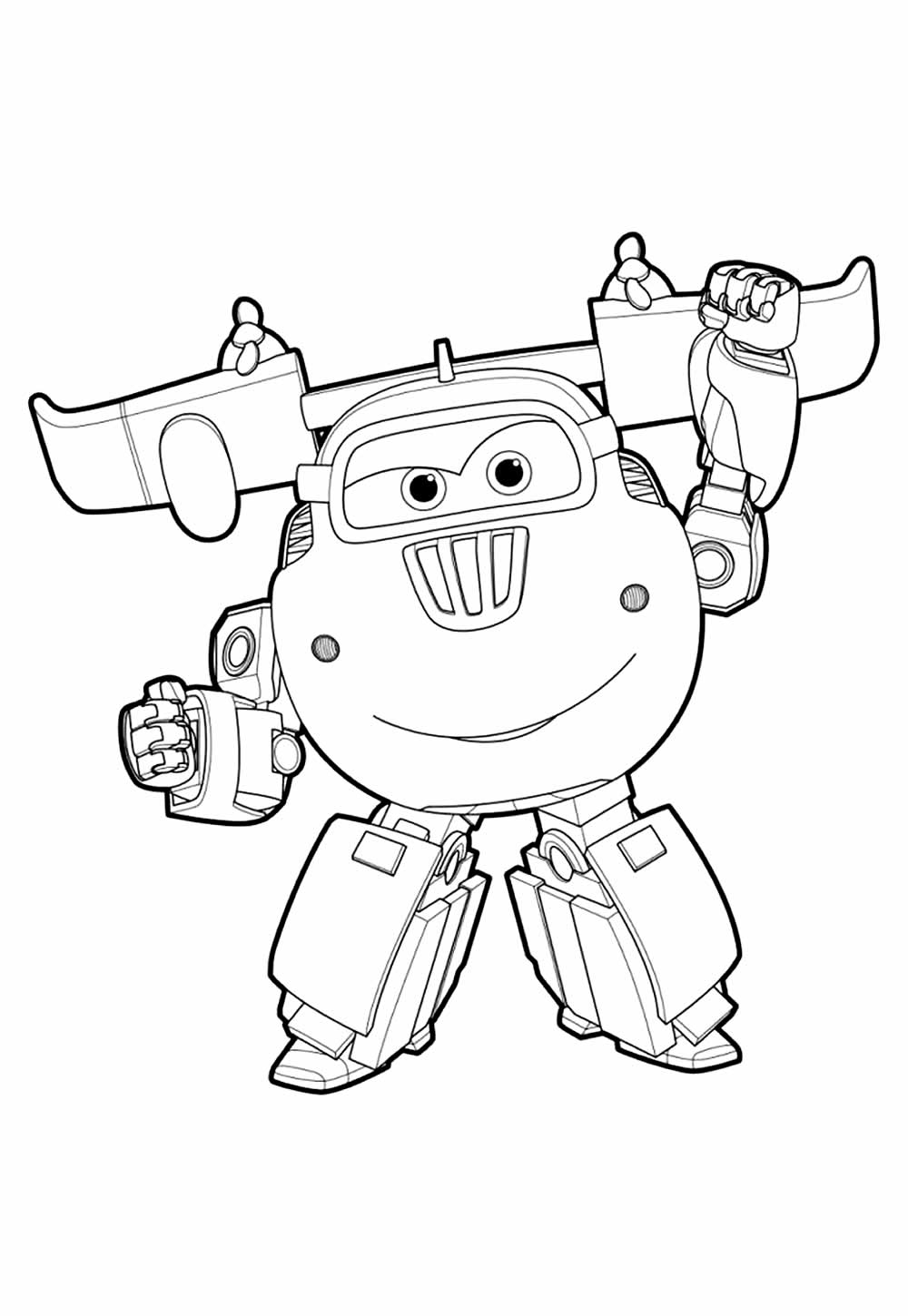 Super Wings para colorir