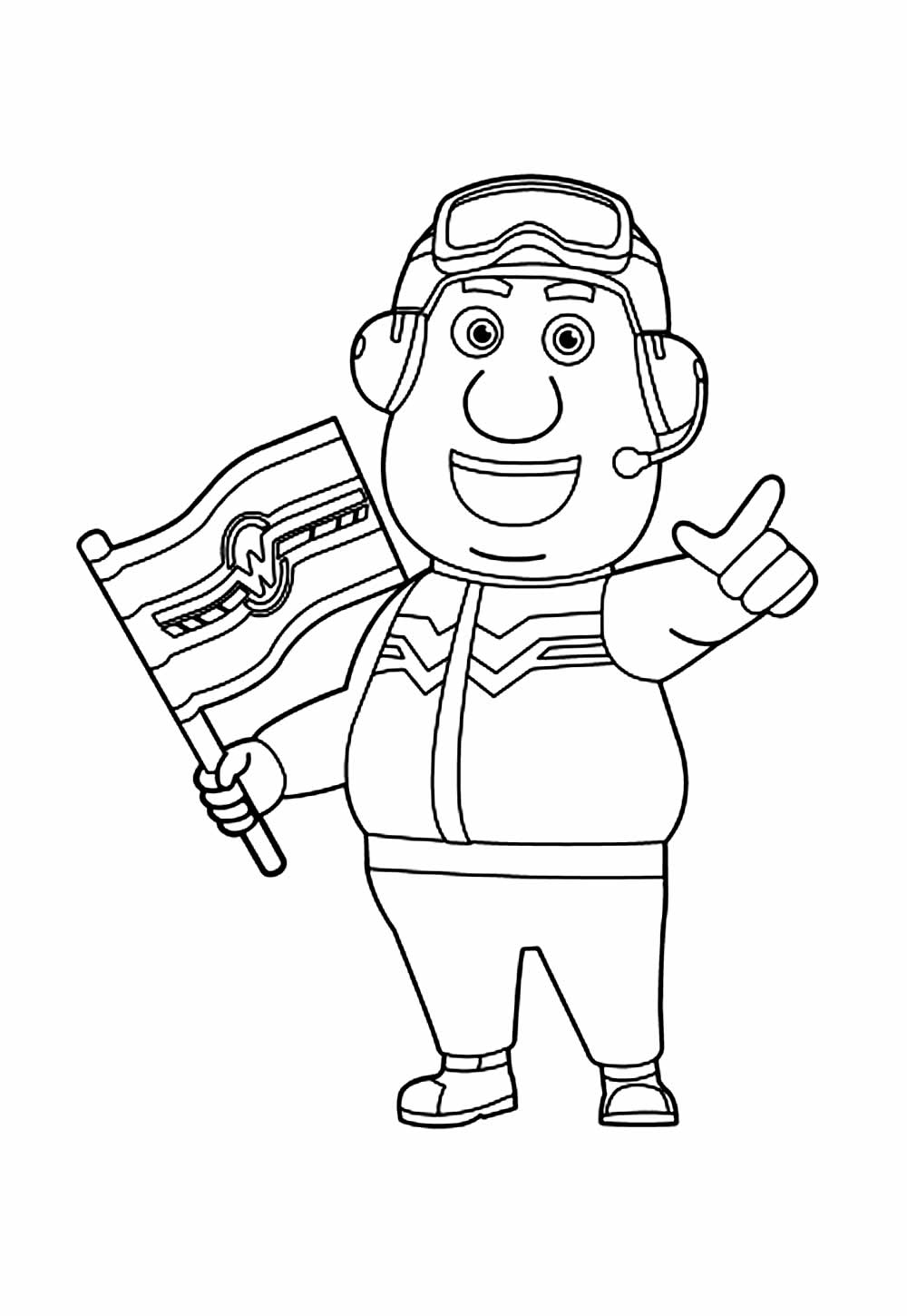 Super Wings para colorir e pintar