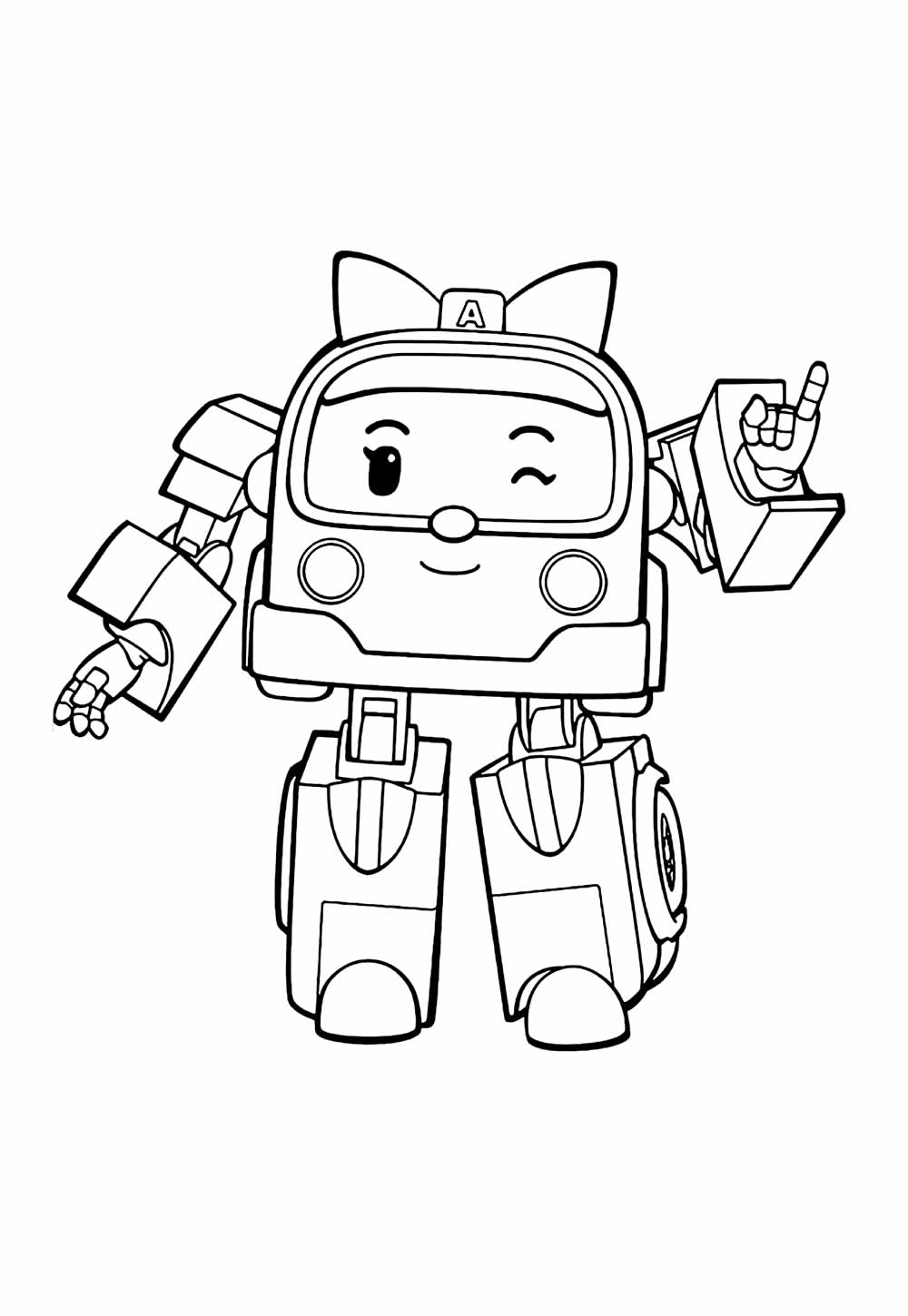 Desenho de Super Wings para colorir