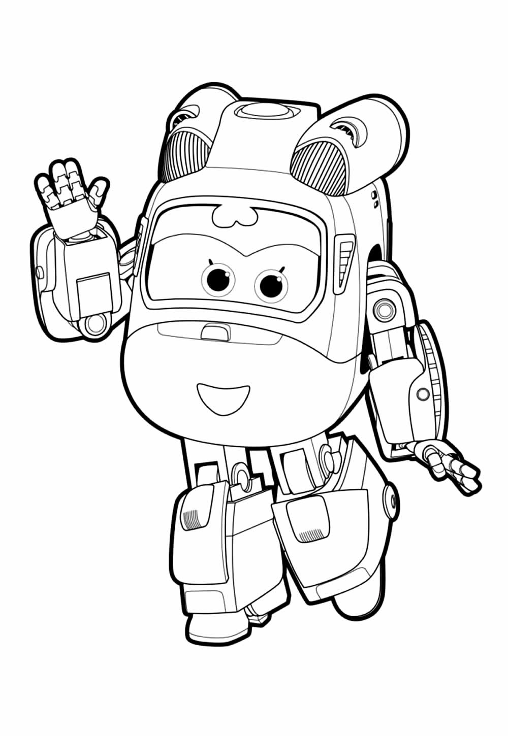 Desenho de Super Wings para pintar