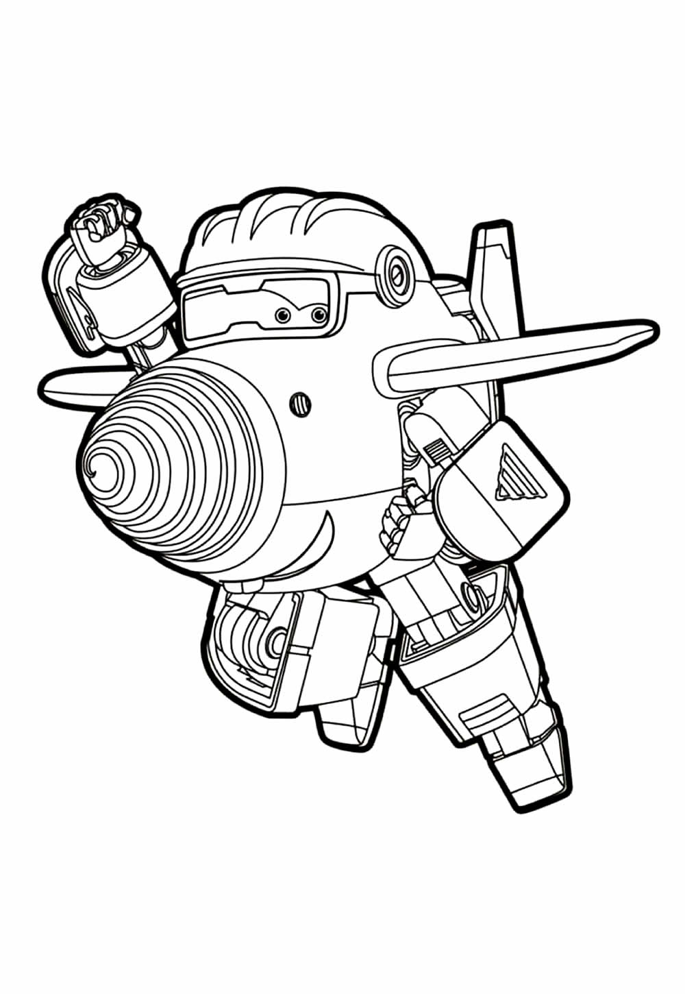 Desenho de Super Wings para imprimir