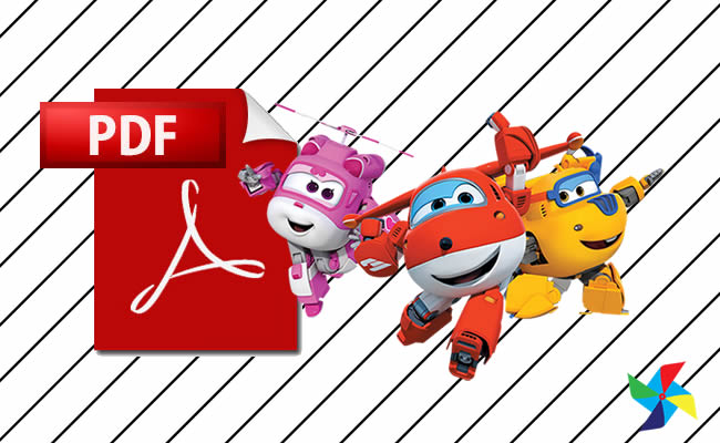 Desenhos de Super Wings em PDF