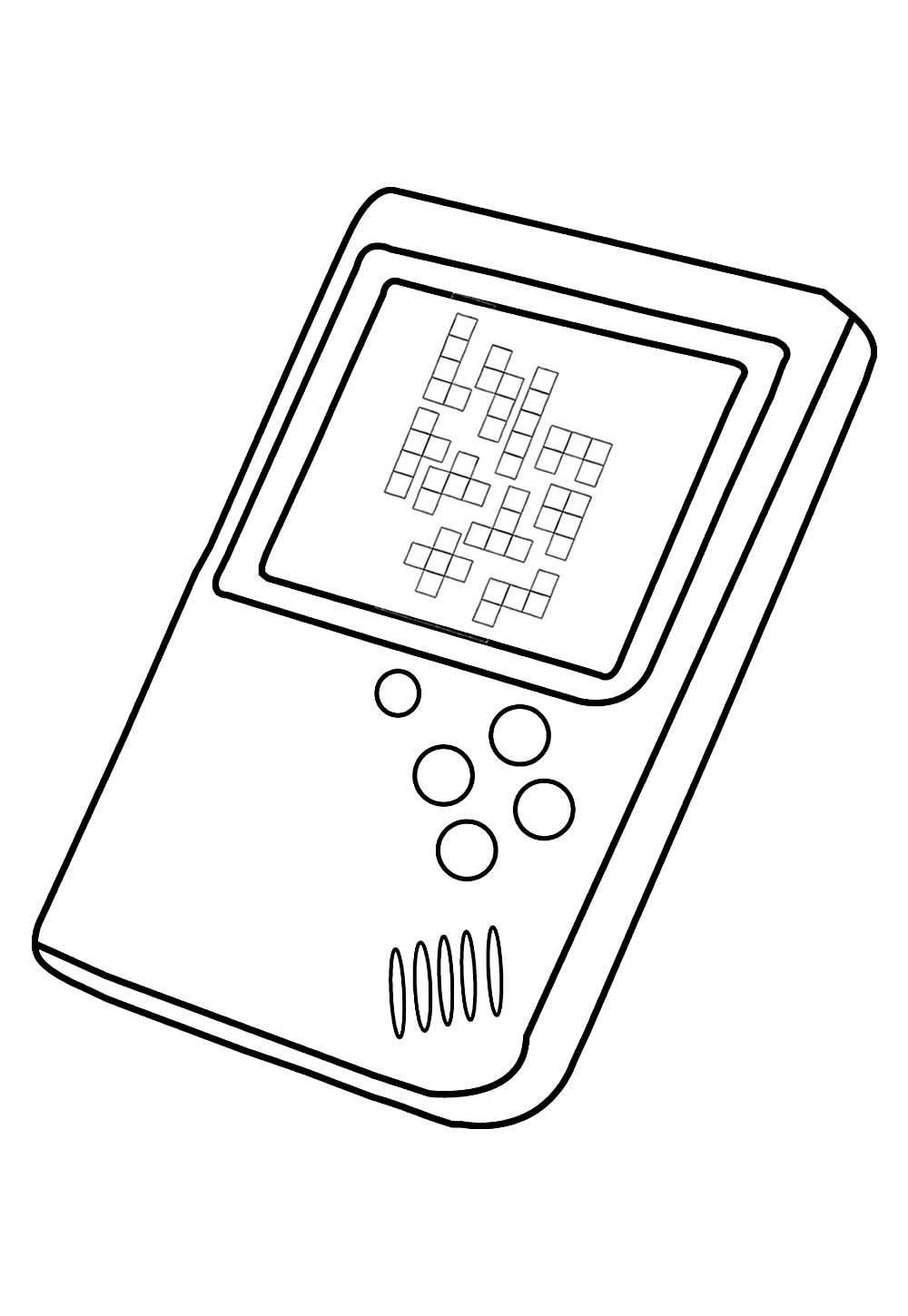 Tetris para colorir