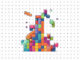 Desenhos de Tetris para colorir
