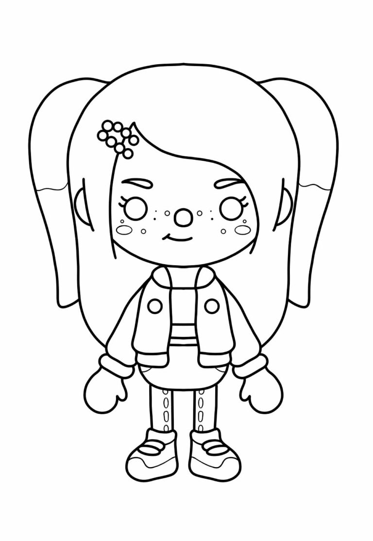 Desenhos de Toca Life World para colorir - Bora Colorir