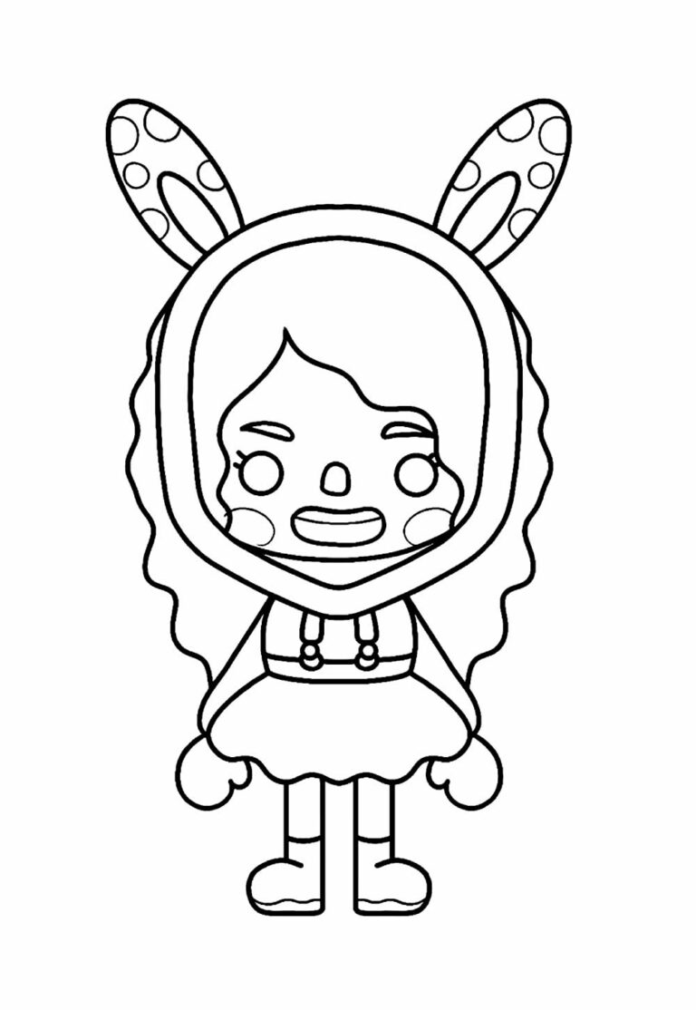 Desenhos de Toca Life World para colorir - Bora Colorir