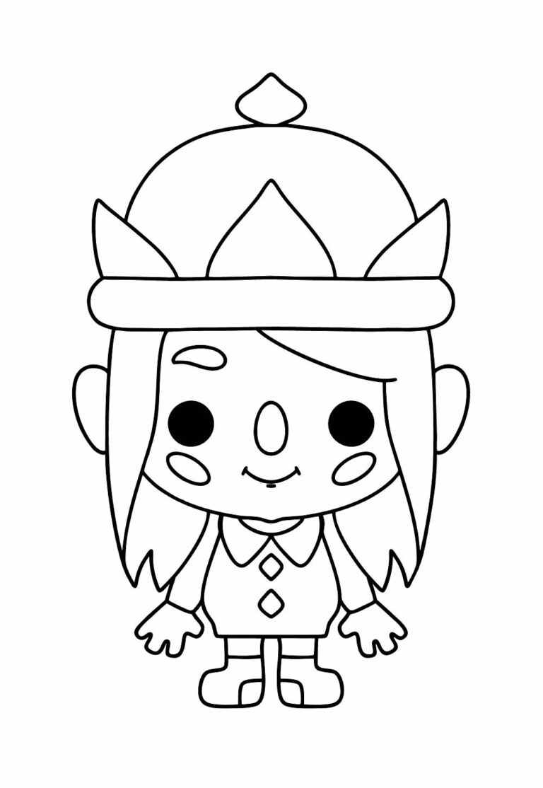 Desenhos de Toca Life World para colorir - Bora Colorir