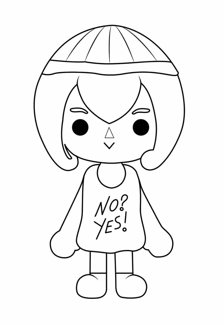 Desenhos de Toca Life World para colorir - Bora Colorir