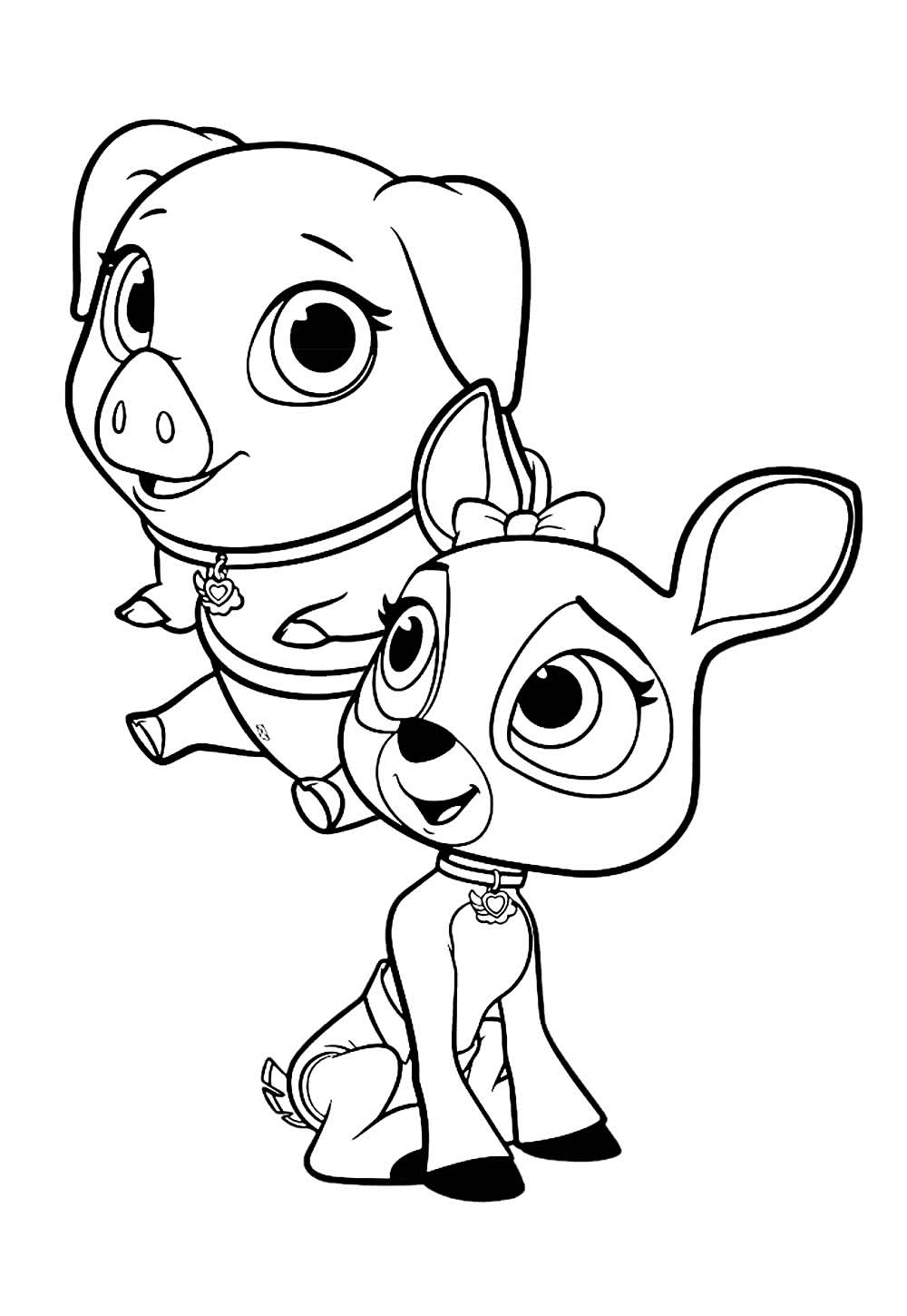 Desenhos de TOTS - Serviço de Entrega de Filhotes para colorir