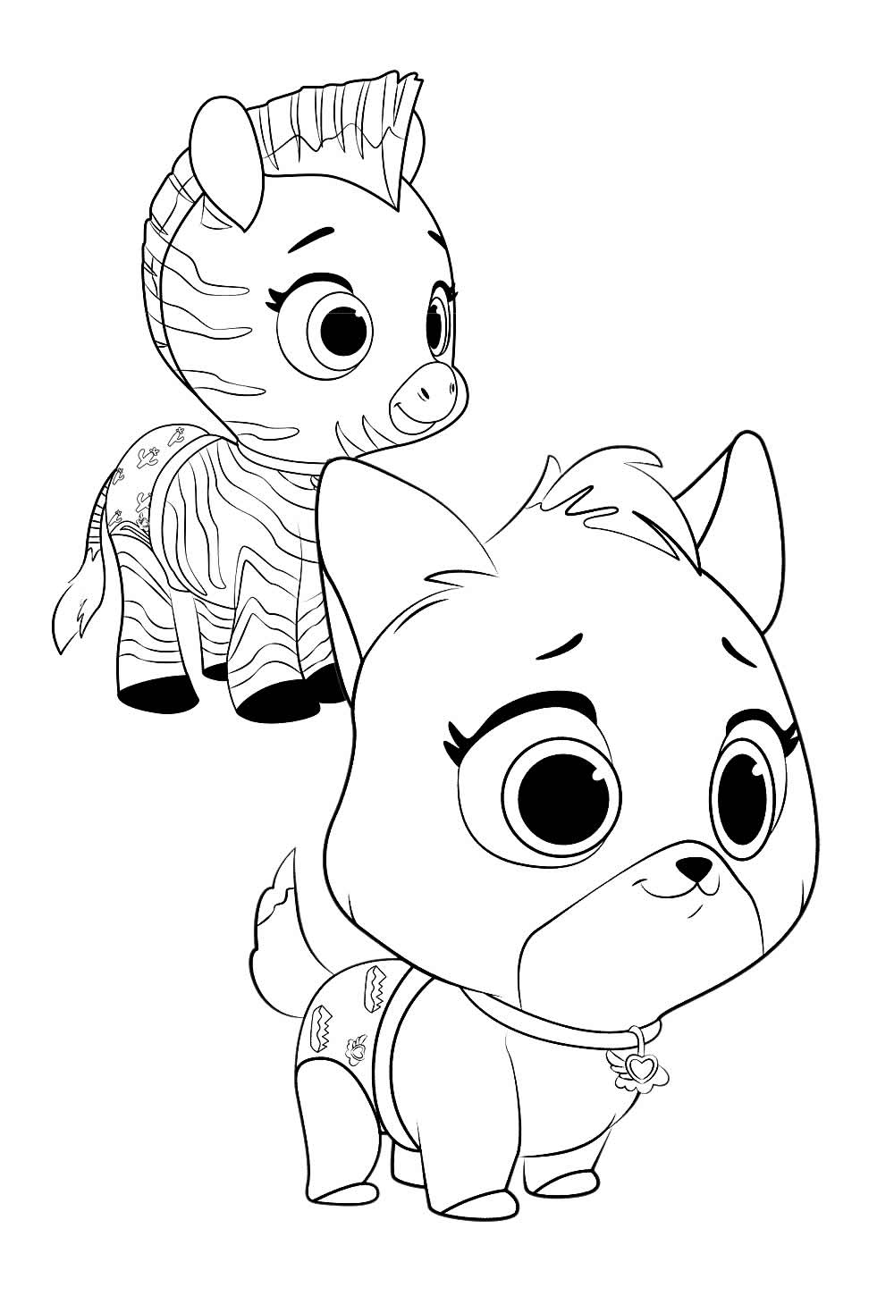 Desenho de TOTS para colorir
